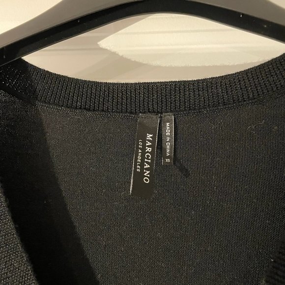 NWT Marciano Wool and Silk Black Tunic - XS - Picture 2 of 6